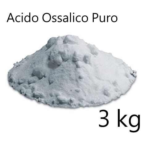 ApiCor 3 KG Acido Ossalico Diidrato Biidrato Microcristalli Apicoltura Uso Professionale