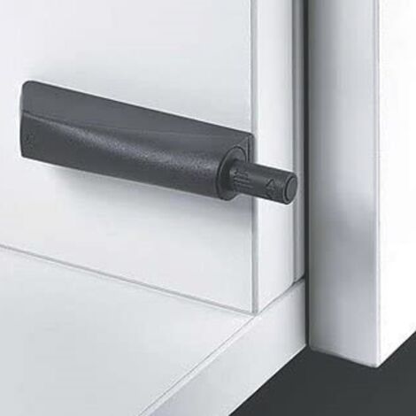 Sistema Apertura Push Pull Per Mobili - Made In Italy Senza Maniglie, Colore Grigio - Foto 5