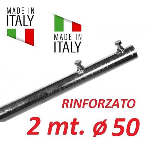 Palo Singolo Rinforzato Antenna 2 Metri 50 Made In Italy Tv Wifi