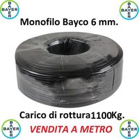 Monofilo 1 Metro Bayco 6 Mm Tirante Antenne Tralicci Bayer Indistruttibile