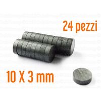 50 MAGNETI NEODIMIO 15X2 MM CALAMITA POTENTE FIMO CERAMICA MAGNETE CALAMITE
