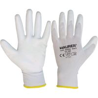 Sottoguanto in Cotone Bianco Tg.10 con Polsino classe 1 Maurer Conf 12 Paia