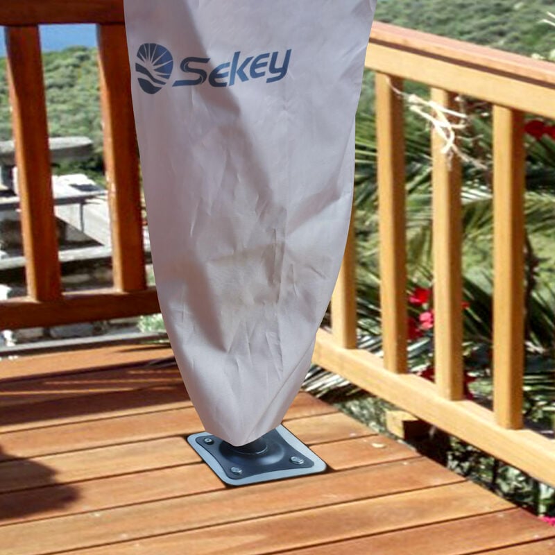 Sekey Metall Universal-Bodenplatte Sonnenschirmständer für Ampelschirm  Beschwerungsplatten