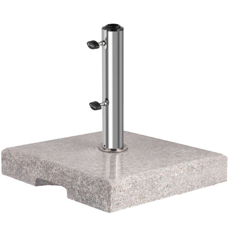 Sekey Betonschirmständer 25/29 kg Sonnenschirmständer Granit, Rechteckig, für Balkon (1/4)