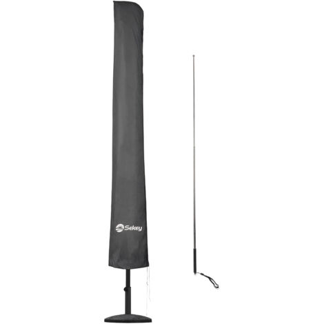 Sekey Sonnenschirm-Schutzhülle Sonnenschirm Schutzhülle Wasserdicht Abdeckung Abdeckhaube Schutzhaube, für Ø 400 cm und 330 x 240 cm Sonnenschirm