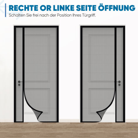 Magnet-Fliegengitter Für Tür & Balkontür 150x210cm – Insektenschutz Ohne Bohren, Einfach Montiert