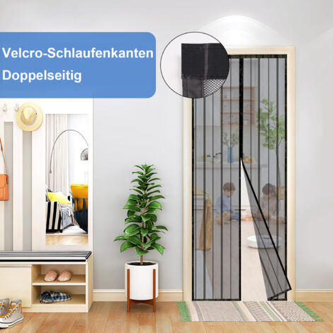 Liveinu Magnet Fliegengitter Für Tür/Fenster – 150x130 Cm, Grau, Ohne Bohren