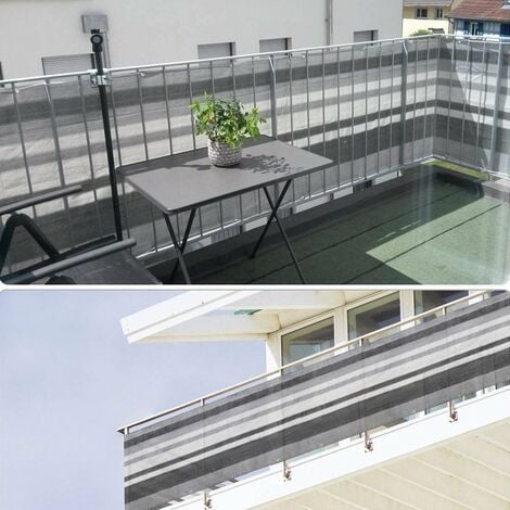 Balkon Wind Und Sichtschutz Transparen : Details zu pvc ...