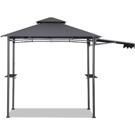 Sekey Grill Pavillon Wasserdicht 2.45 x 1.50m Gartenpavillon mit