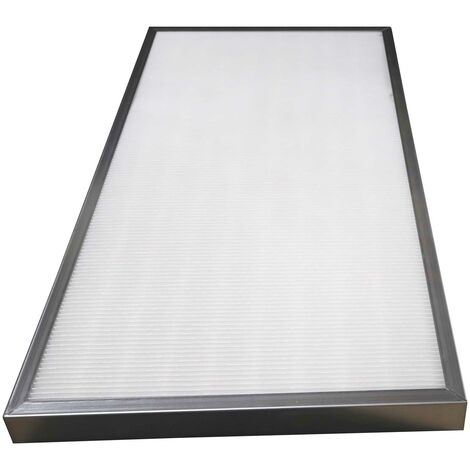 Brizz – Filtre VMC F7 mini-plis 592 x 287 mm – Épaisseur 45 mm – Cadre galvanisé pour traitement d'air – ePM10 50% ISO 16890