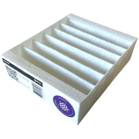 Filtre G4 Plissé Cadre Galvanisé 48 Mm – 592 X 287 Mm – Compatible CTA, Rooftop, VMC Et Traitement D'Air