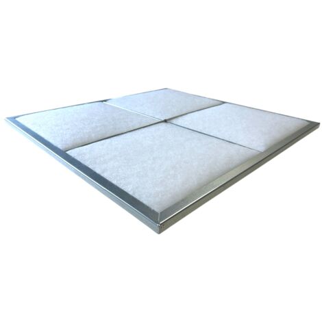 Brizz – Filtre VMC G3 rechargeable avec cadre galvanisé – Dimensions 540 x 525 mm – Filtration efficace pour CTA FRANCE AIR SF