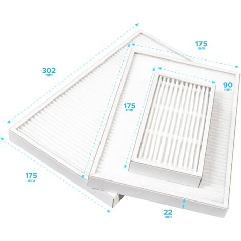 Filtres F7 compatibles VMC DUOLIX MAX / MAX HYGRO Atlantic (3 pièces)