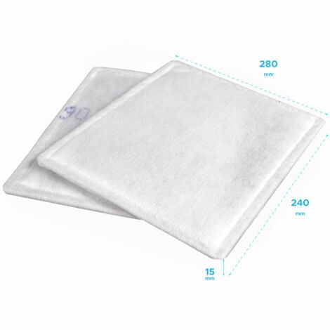Filtres BRIZZ compatibles VMC ALDES Dee Fly Cube 300 et Dee Fly Cube 370 - fald01variante : 2 G4 + 1 F7