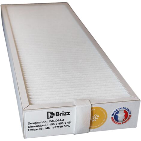 Filtre compatible purificateur d'air ALDES InspirAir Top , Type de filtration : - Particules