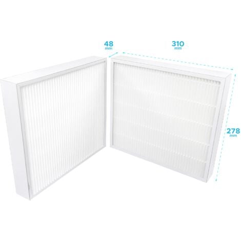 Filtres compatibles VMC ALDES Dee Fly Modulo Auto ou Hygro (avec by-pass) - contenu : 1 G4 + 1 F7