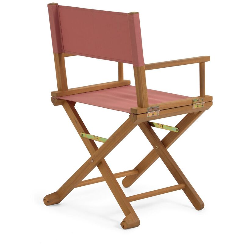 Kave Home - Chaise de jardin pliante Dalisa terracotta en bois