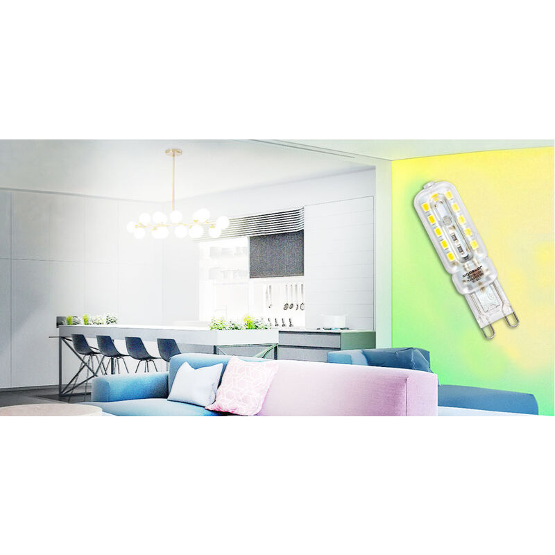 LAMPADINA LED G 9 3W BIANCO FREDDO 6500K A+ 270LM AIGOSTAR