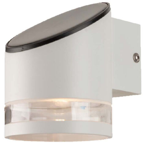 Applicare Led Solare 8w con Sensore di Presenza e Crepuscolo IP65 Nero