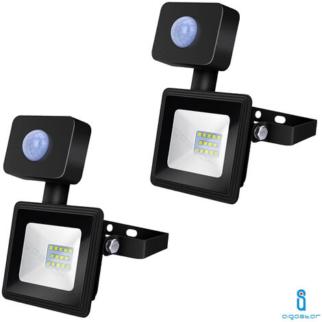 FARO LED CON SENSORE DI MOVIMENTO 10W SMD 6400K DA ESTERNO