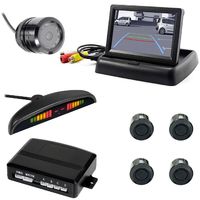 PS4000 - Kit 4 sensori di parcheggio con lcd 4,3 e telecamera