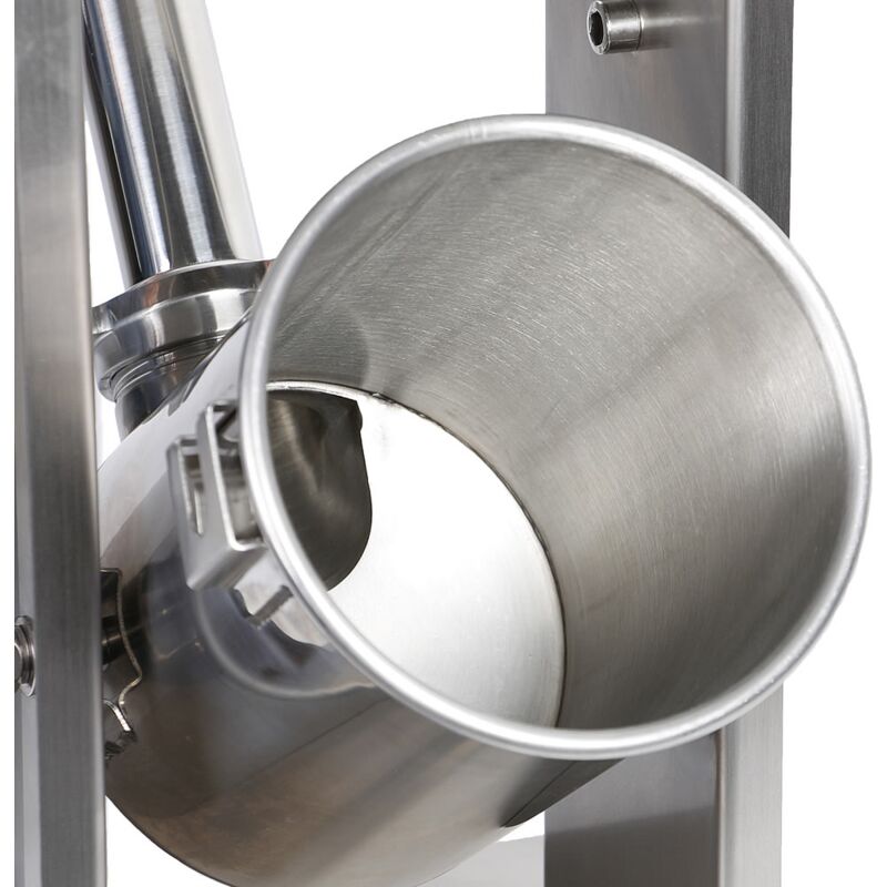 Remplisseuse Saucisses Manuelle 3 L Zelsius – Acier Inox, 4 Tubes, Piston Aéré, Presse Professionnelle