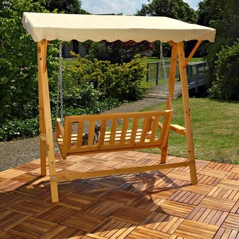Hollywood balançoire de jardin balançoire suspendue balançoire banc balançoire de toit en bois balançoire