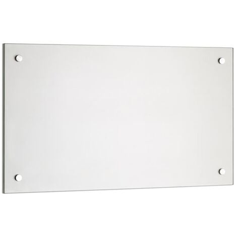 trempé transparent cuisine mur arrière rétroviseur carrelage miroir de protection murale tuile de cuisine verre transparent - 70x50CM