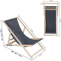 Canapé de plage, divan de jardin chaise longue de jardin en bois divan pliant - vert