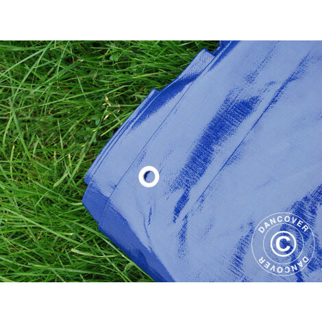 Bâche de Piscine Imperméable et Résistante - Bleu - Housse pour Meubles