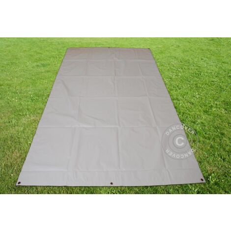 Bâche De Sol Vaude FP Drive Wing - Protection De Tente Au Sol Marron