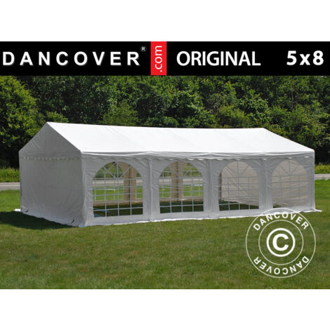 Tente de réception Original 5x8m PVC 900, Blanc (1/5)