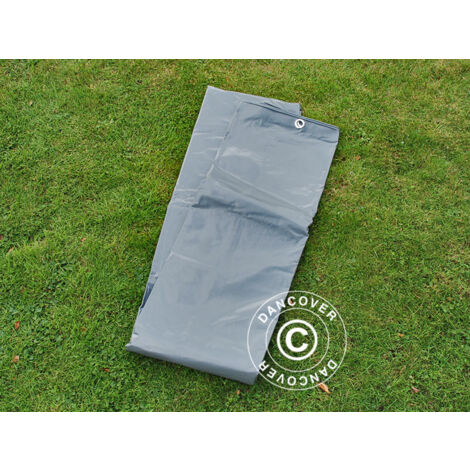 Bâche PVC 700g/m² Gris Clair 2,5x4m – Indéchirable, œillets, Anko