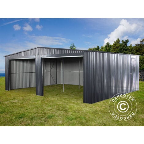 Garage métallique double 6,37x5,13x2,41m, 31,74m², ProShed®,