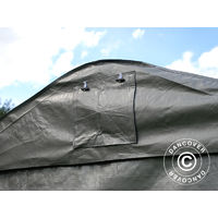 Tente de stockage Tente Abri PRO 2,4x6x2,34m PE, Gris