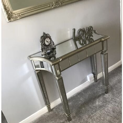 Venetian mirrored console deals table