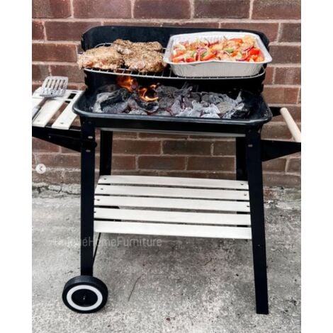 XXL Smoker Barbecue Outdoor Charcoal Portable Grill Garden BBQ