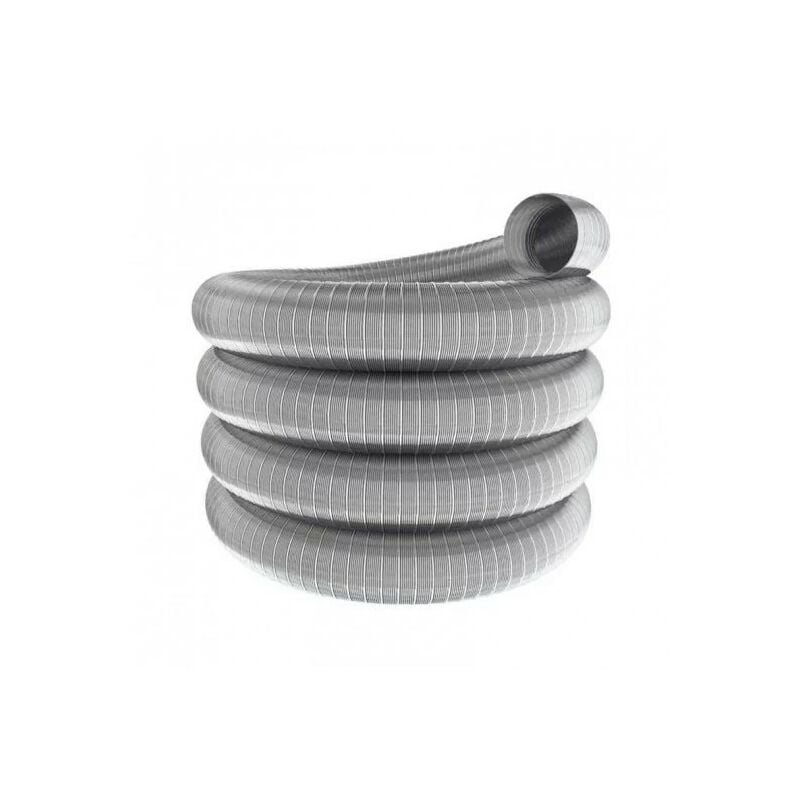 Tubage flexible inox lisse double peau - Au mètre linéaire  150 mm
