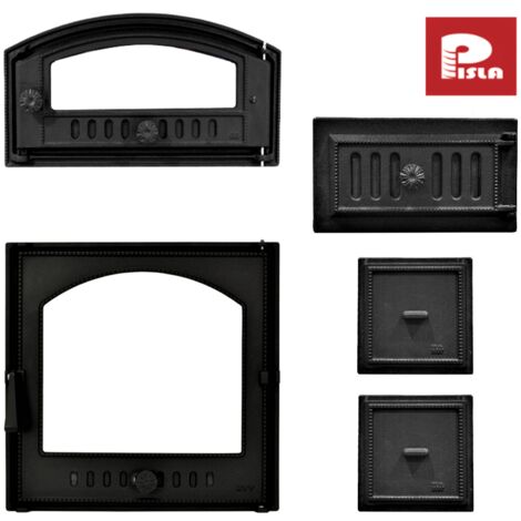Pack Pisla série 101 noire - Avec porte de four (1/5)
