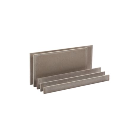 Plaque réfractaire coulée (GussSchamotte) 1200 x 500 x 25 mm
