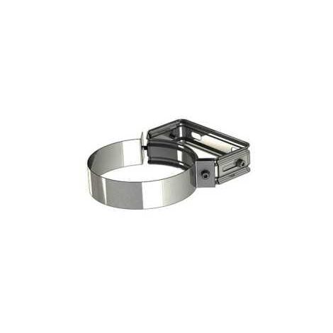 Collier mural réglable 50 - 80 mm - Pour double paroi isolé 100 mm