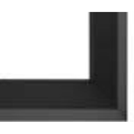 Cadre de porte noir 45° pour foyer GO13 67/38