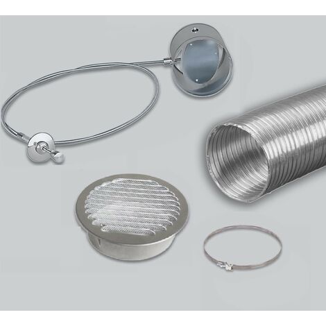 Kit d'arrivée d'air pour poêle à bois - Diamètre 125 mm