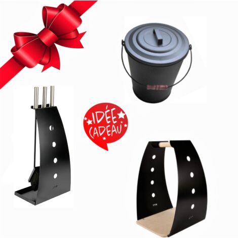 Kit d'accessoires Honka pour poêle à bois - Noir (1/4)