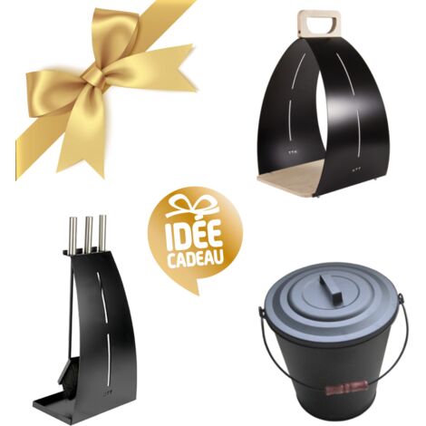 Kit d'accessoires Kelo pour poêle à bois - Noir (1/4)