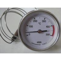 indicateur de température thermomètre rond avec un capillaire à disque chaudron