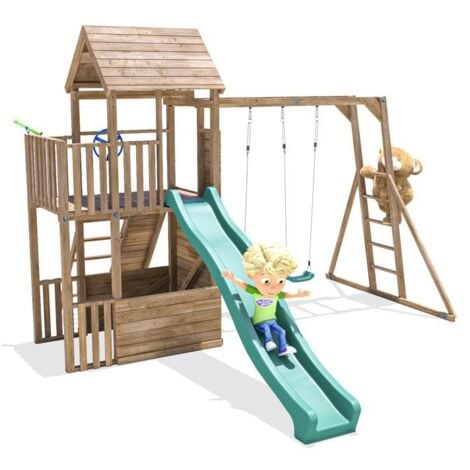 Double swing discount and slide set