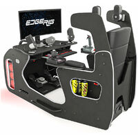EdgeRig Sim Rig Gaming Chair Cockpit - Compatible with PC, PS4 and xBox