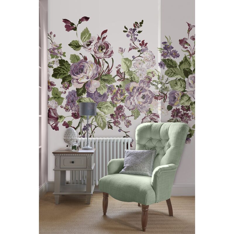 Sweet Alyssum par Laura Ashley - Rose plâtre - Papier peint : Wallpaper