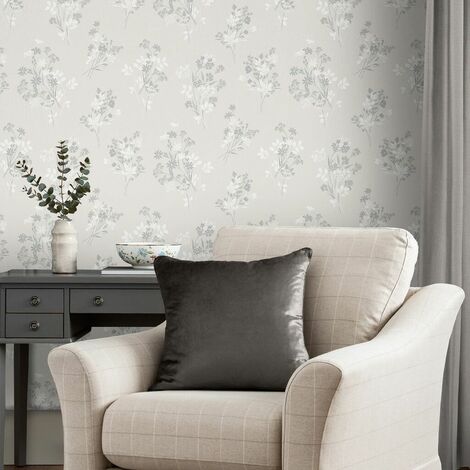 Papier peint intissé Laura Ashley Igerna Natural 1005 x 52cm Beige